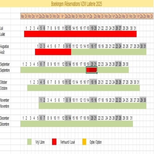 boekingen 2025-2