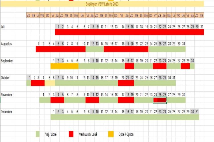 boekingen 2023-2